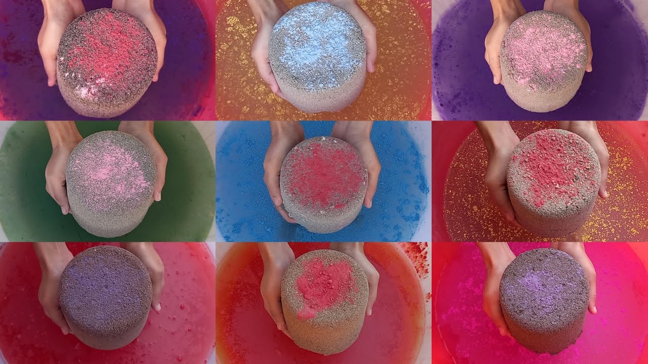 #asmr 💕 Super Soft Multi Textures Non-Stop Water Crumbling Compilation 👌🏻 Must Watch 💯