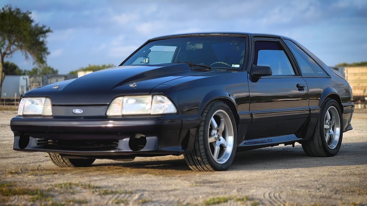 Killer! 1993 Fox Body Mustang Review and Drive Along - Supercharged Foxbody