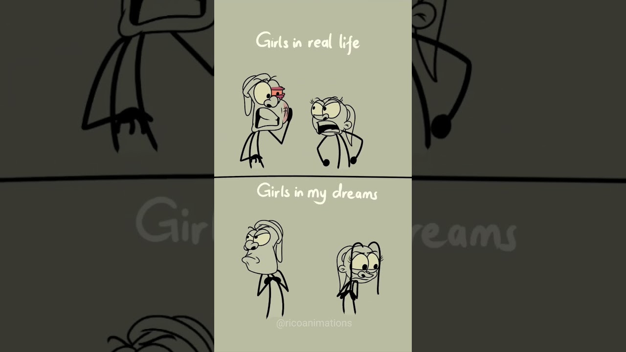 Girls in my dreams Vs Girls in real life! 😀 (4k memes) #shorts