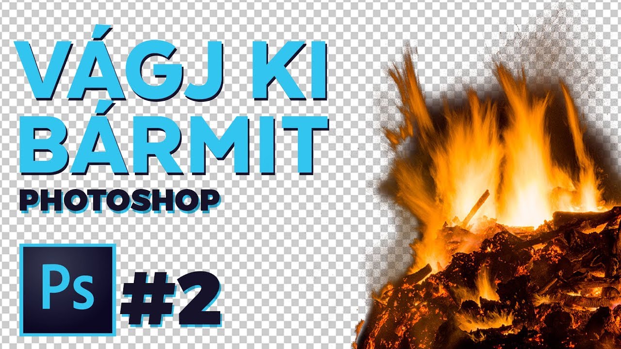 Hogyan vágjunk ki BÁRMIT Photoshop-ban? #2