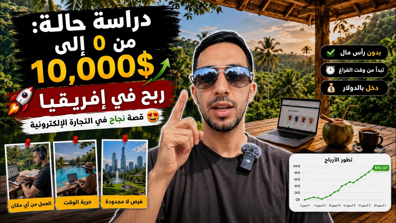 دراسة حالة: من 0 إلى 10,000$ ربح في إفريقيا 🚀 | قصة نجاح في التجارة الإلكترونية