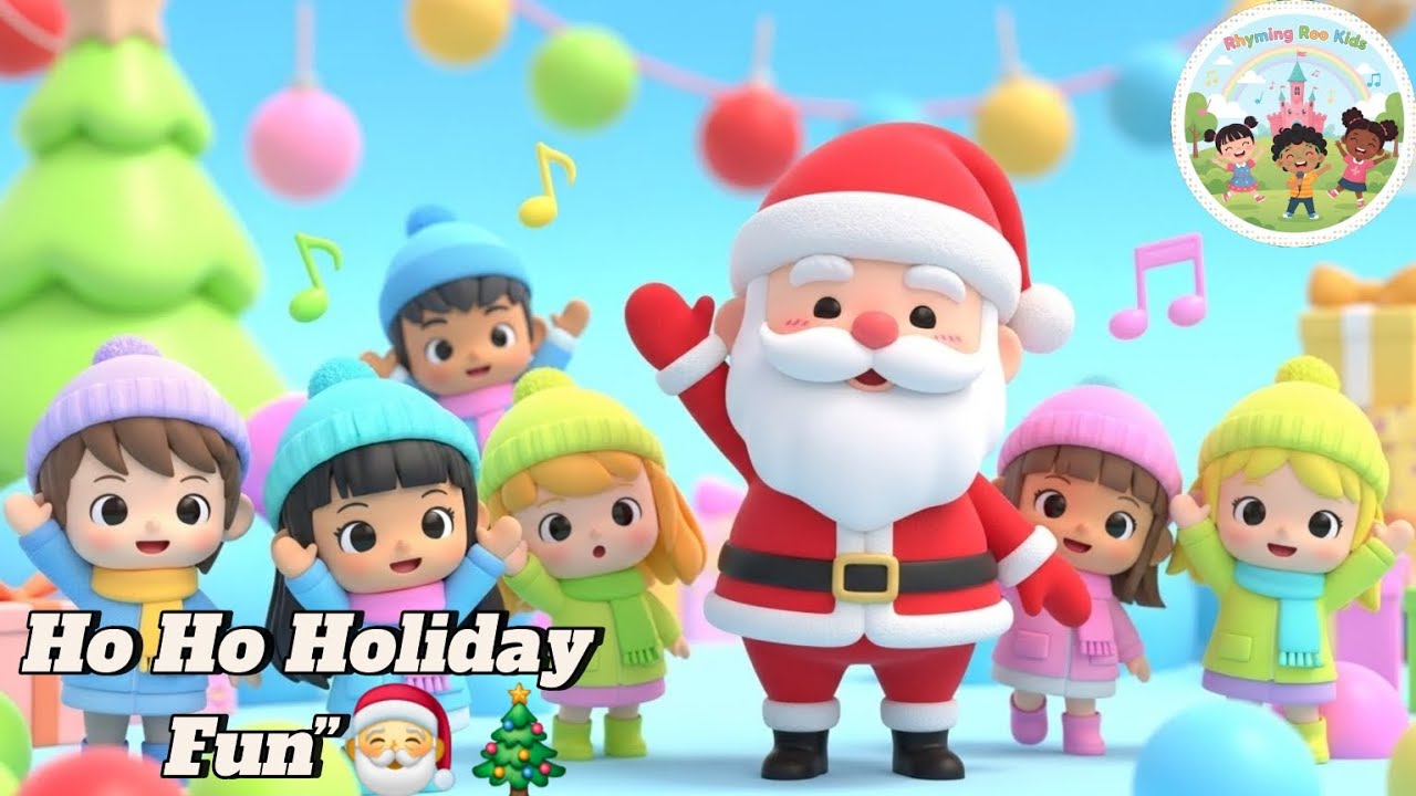 Ho Ho Holiday Fun”🎅🎄.|#nurseryrhymes|#rhymes |#kidssong |#kidslearning |#cartoon |#youtube 