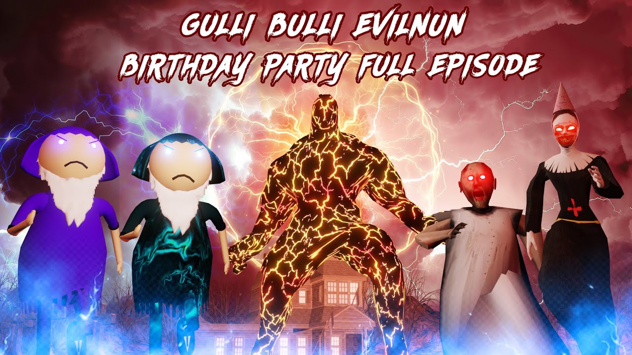 Gulli Bulli | Evil nun Birthday Party |Full Episode | Horror Story | PR Toons  @MAKEJOKEHORROR