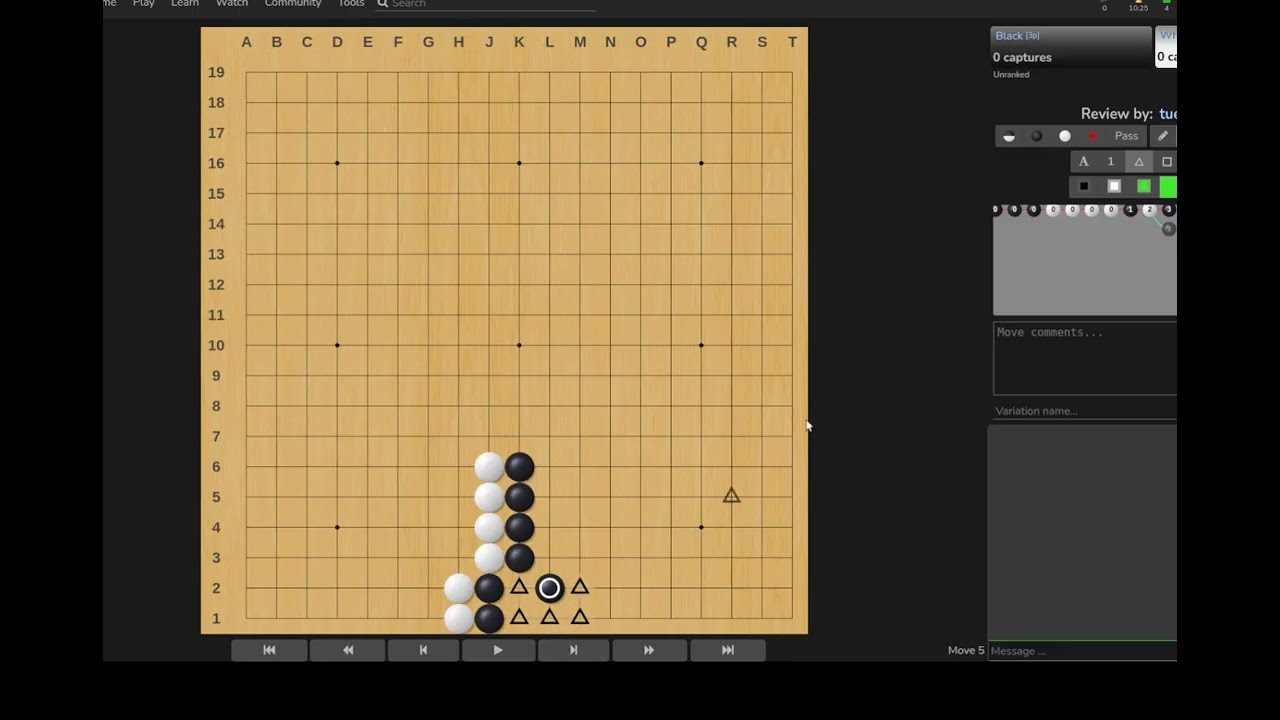 Common double digit kyu endgame mistake