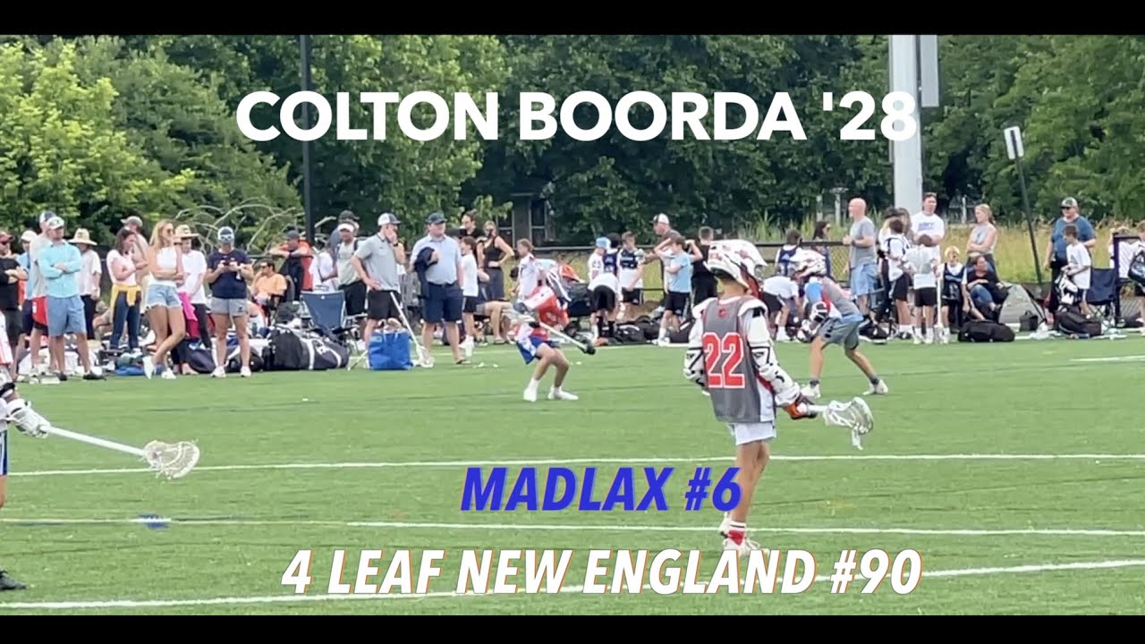 Colton Boorda - Class of 2028 Lacrosse Highlights - MADLAX & 4 Leaf New England - 2022 Season