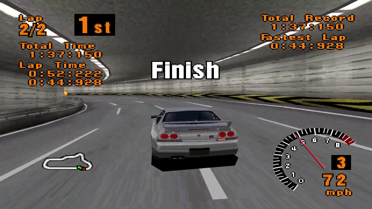 Gran Turismo 1 '97 Arcade Mode Gameplay (Grand Valley -East Section-, Clubman Stage Route 5) #2