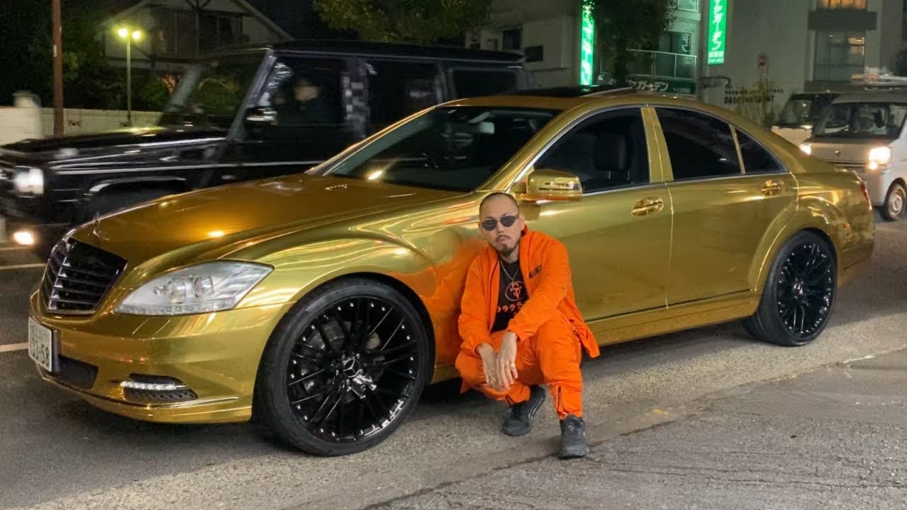愛車のGOLD BENZに21インチホイールをブチ込んでみた。カールソンBLACK EDITION。ベンツSクラスw221。