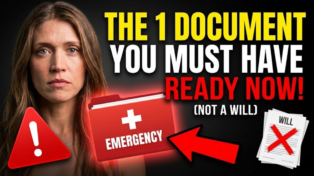 The 1 Document You Must Have Ready in Case of Emergency (Not a Will)