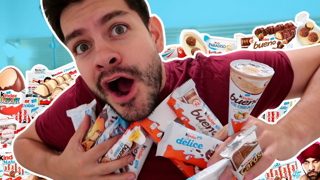 Compre TOOODOOS los productos KINDER !!!