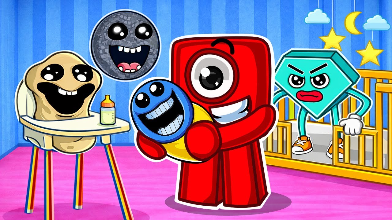 Numberblocks Become BABY MONSTERS In Roblox!