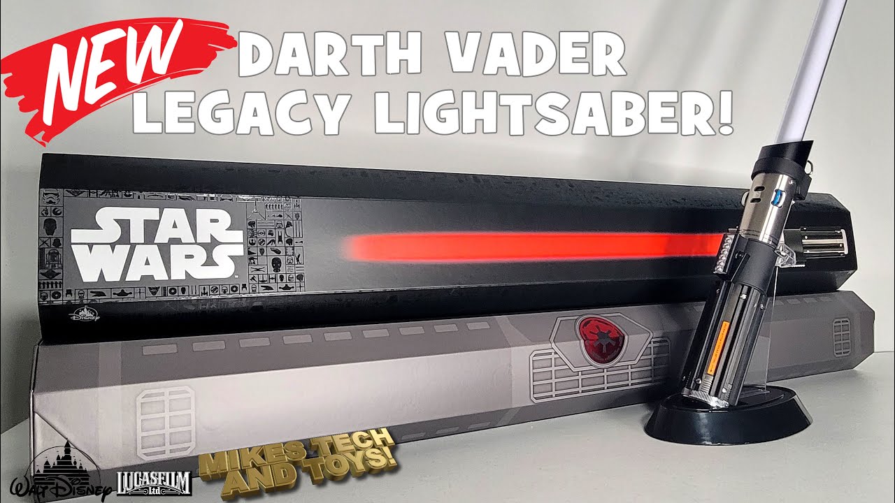 Disney Store Darth Vader Legacy Lightsaber / NEW!