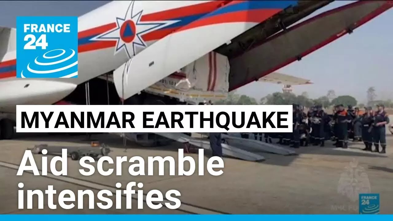 Myanmar aid scramble intensifies as quake death toll hits 1,700 &bull; FRANCE 24 English