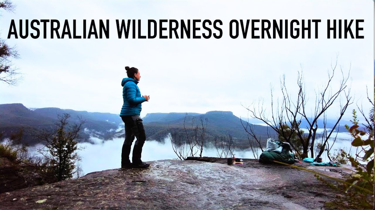 Australian Wilderness River View | Overnight Hike | Ultralight backpacking 4K