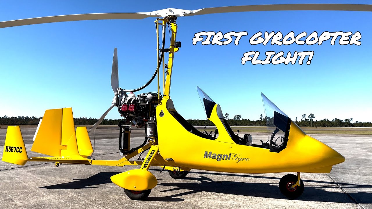 Flying a GYROCOPTER for the FIRST Time! With 
