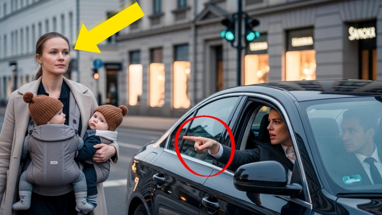 “Miljonääri käveli tyttöystävänsä kanssa… kunnes näki ex vaimonsa kahden kaksosen kanssa!”