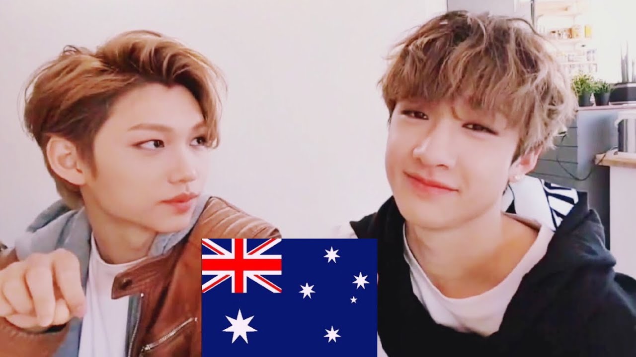 Stray Kids Aussie Line speaking English 🔥