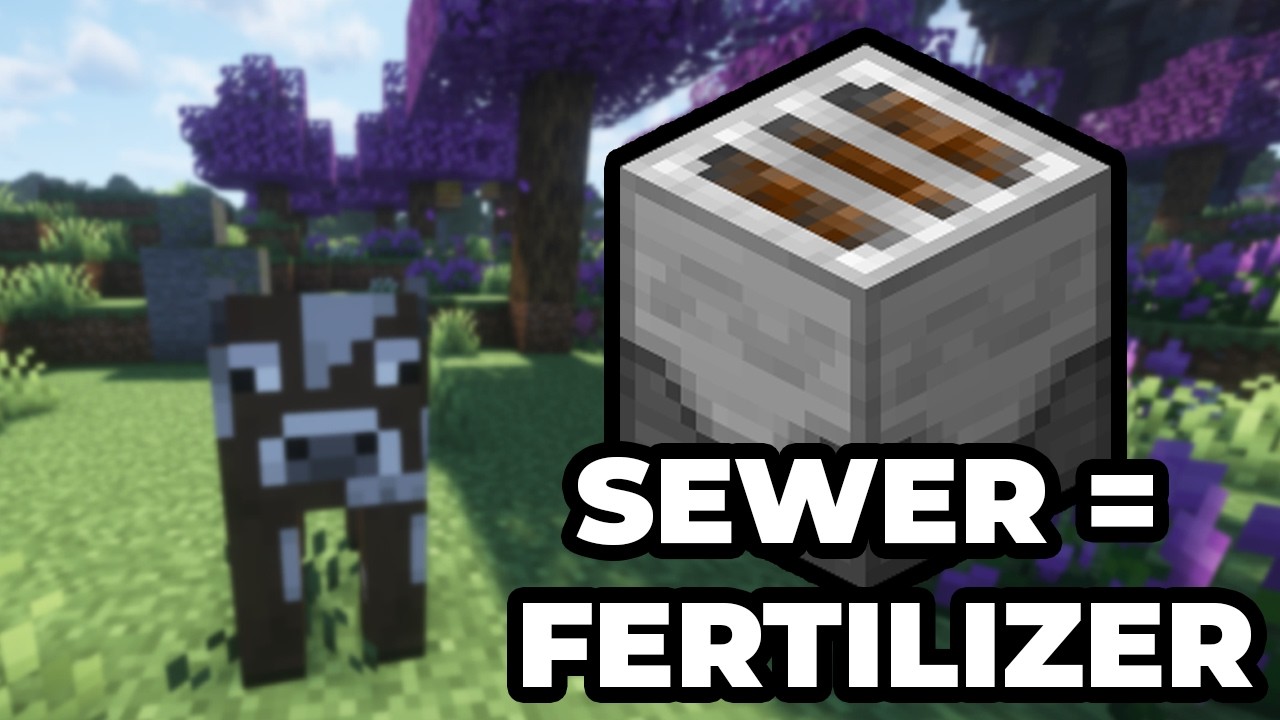 Minecraft Industrial Foregoing | Animal Sewer 1.21.1
