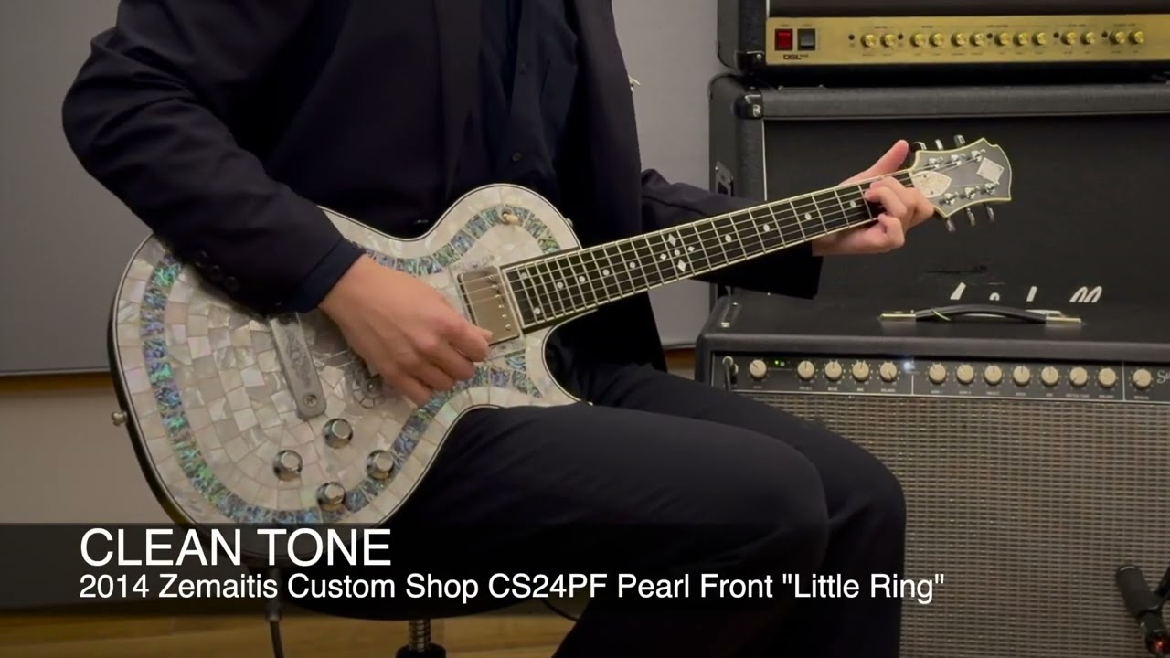 2014 Zemaitis Custom Shop CS24PF Pearl Front 