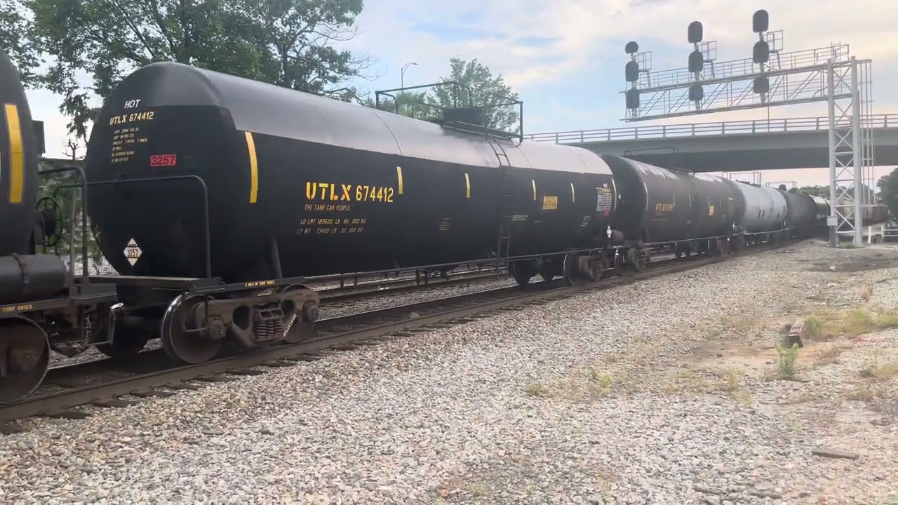 12 MINUTES! Norfolk Southern Freight Train at Elm Signal Greensboro NC #norfolksouthern 4K 60