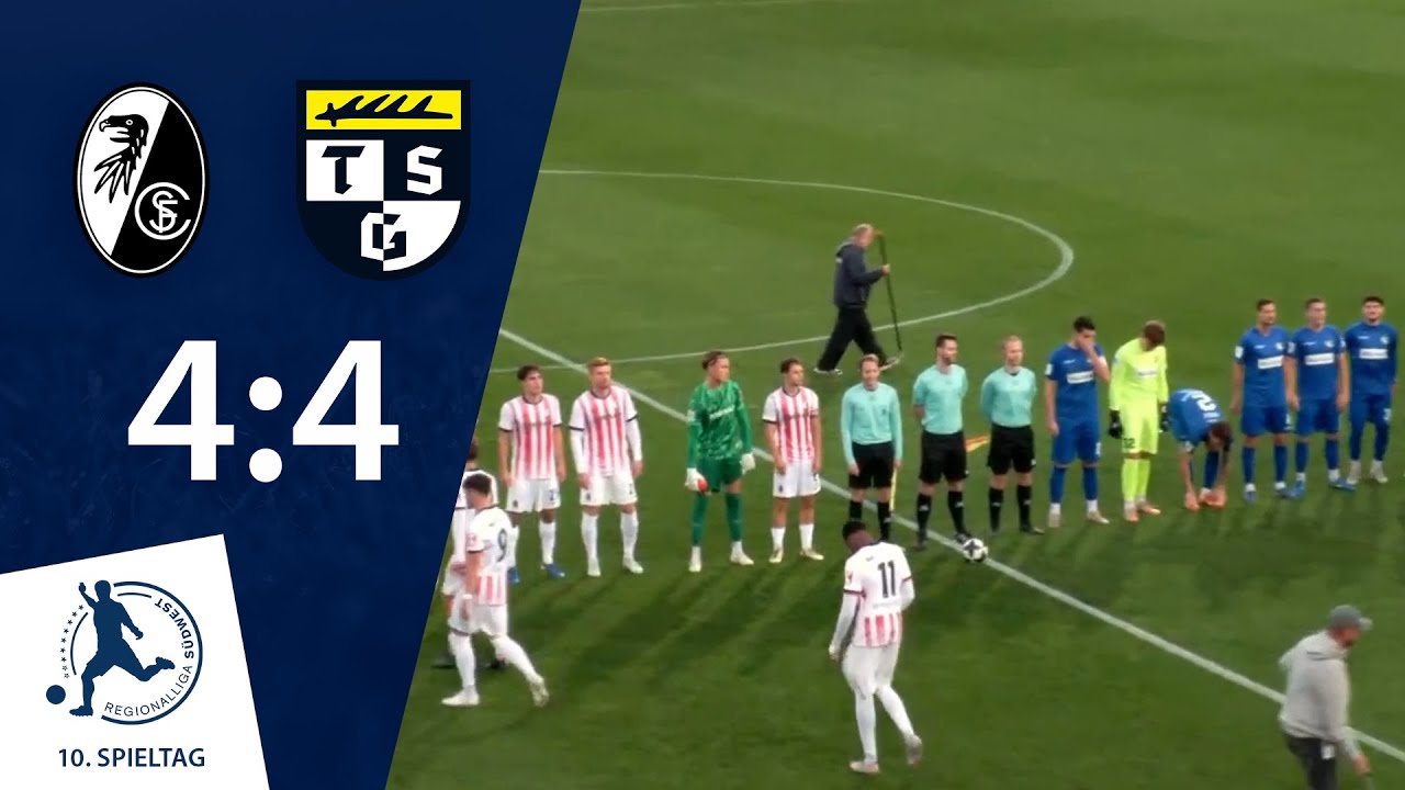 Tor-Spektakel in Freiburg | SC Freiburg II - TSG Balingen | 10. Spieltag RLSW