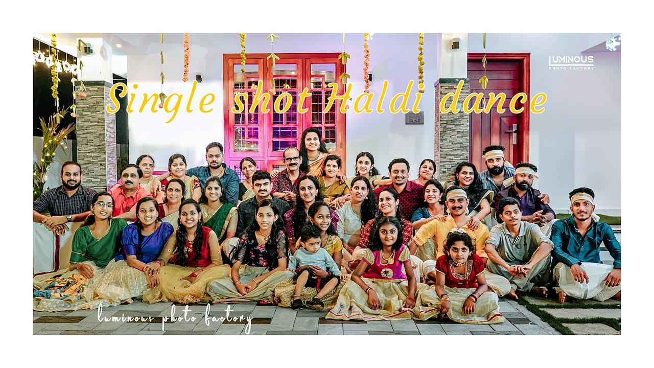 SINGLE SHOT HALDI DANCE || LUMINOUS PHOTO FACTORY || Bride- Reshma ❤                 #haldi #kerala