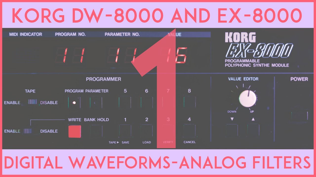 The Korg DW-8000 and EX-8000 in 2023: Favourite custom patches tour