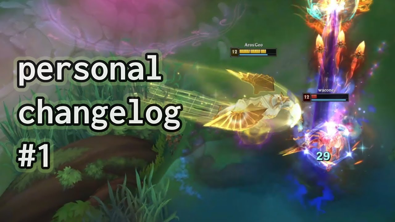 Personal Changelog v1