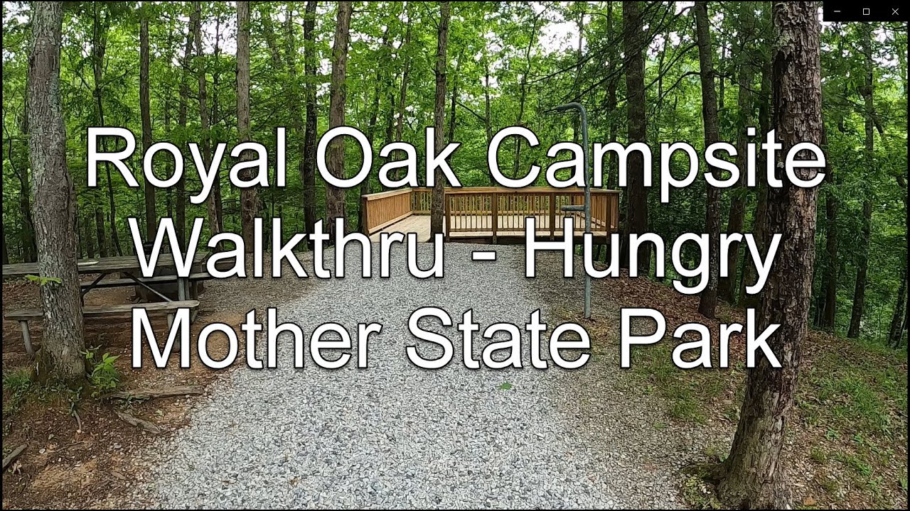 Hungry Mother State Park, Royal Oak Campsite Walkthru (4K Hi-Res)