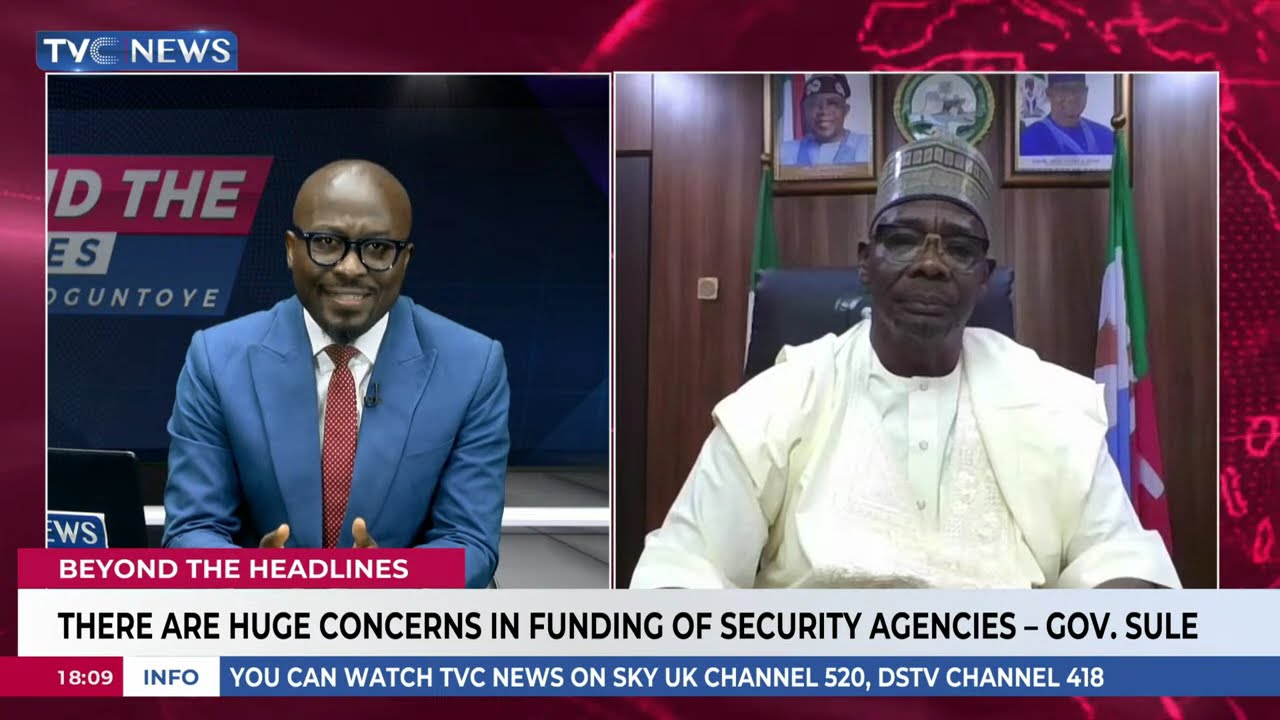 Gov. Sule Speaks On Security Votes, Says Nasarawa Can Fund State Police Now