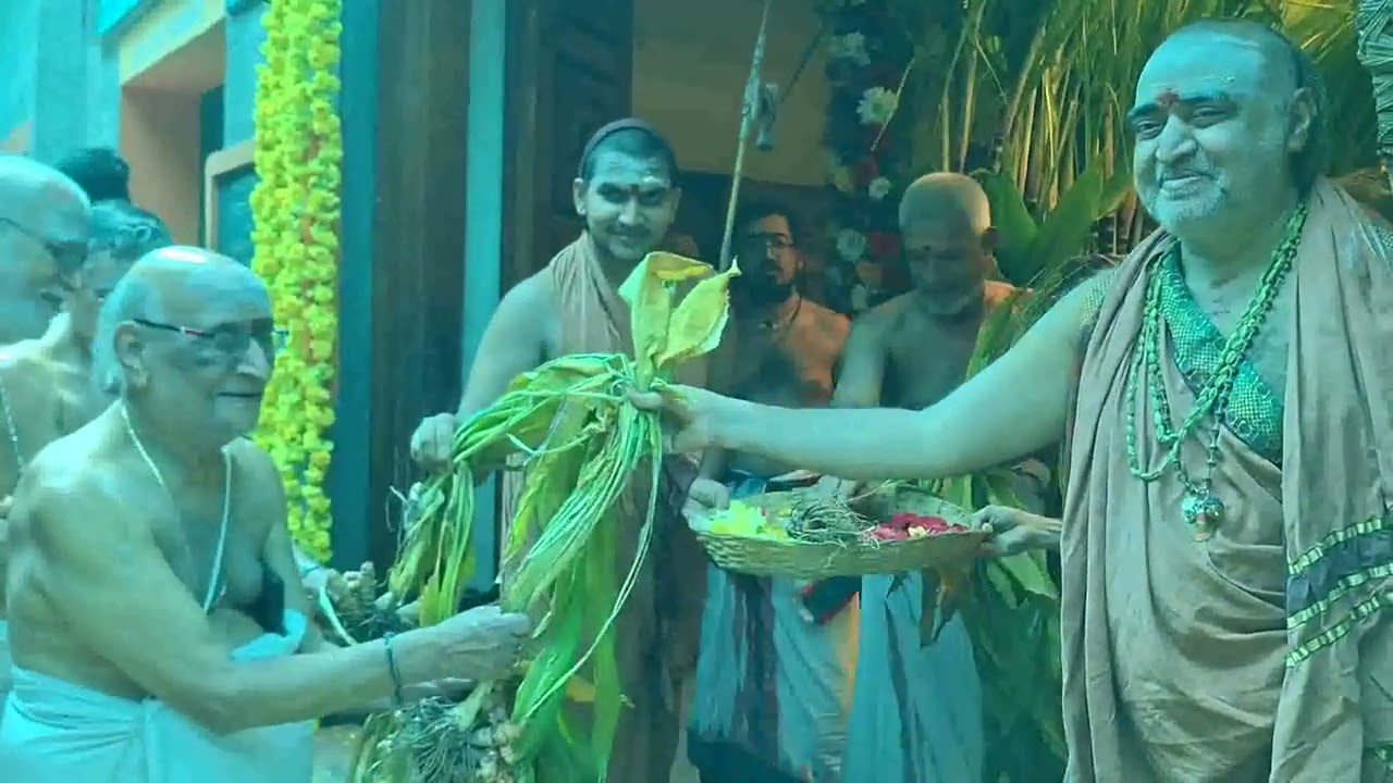 காஞ்சி சங்கரமடத்தில் பொங்கல் விழா kanchi sankaramadam pongal