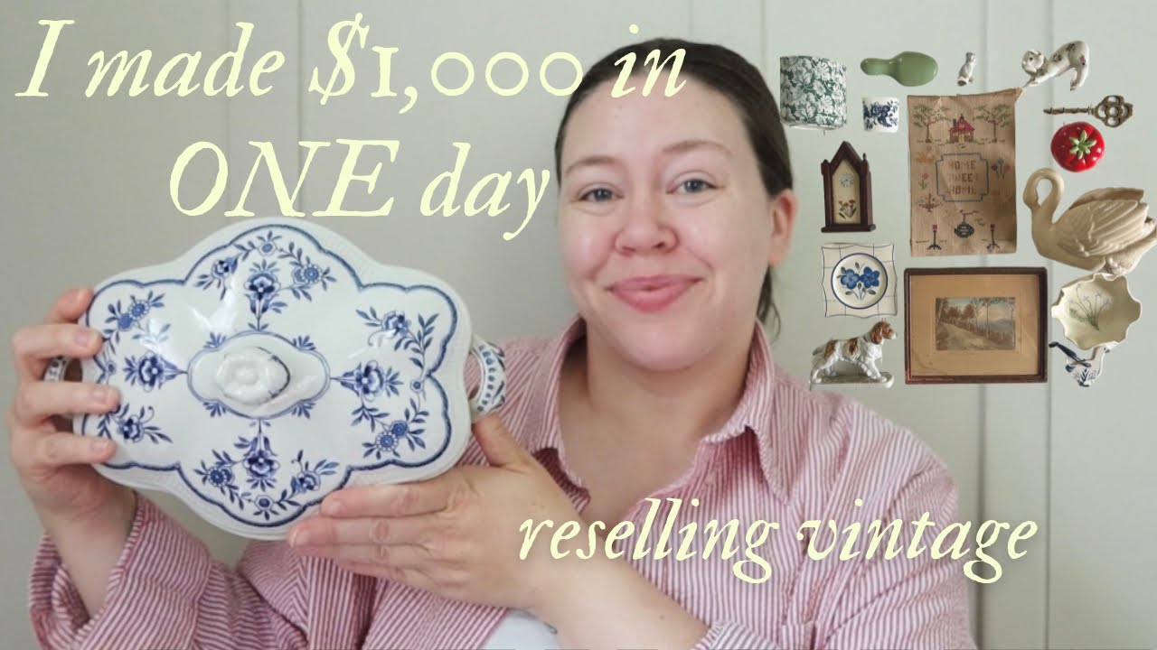 Come source with me and watch my vintage haul that made me $1,000 in one day!