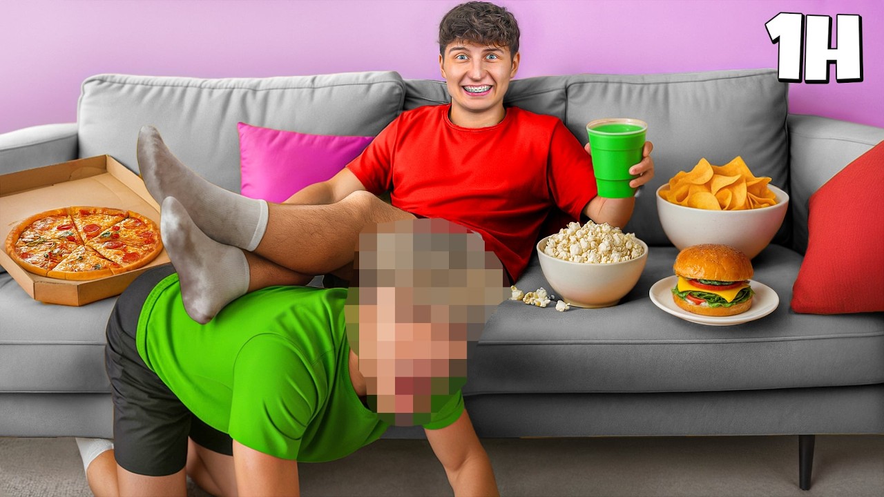 Znany Youtuber Usługuje Friendz Przez 1 Godzinę!