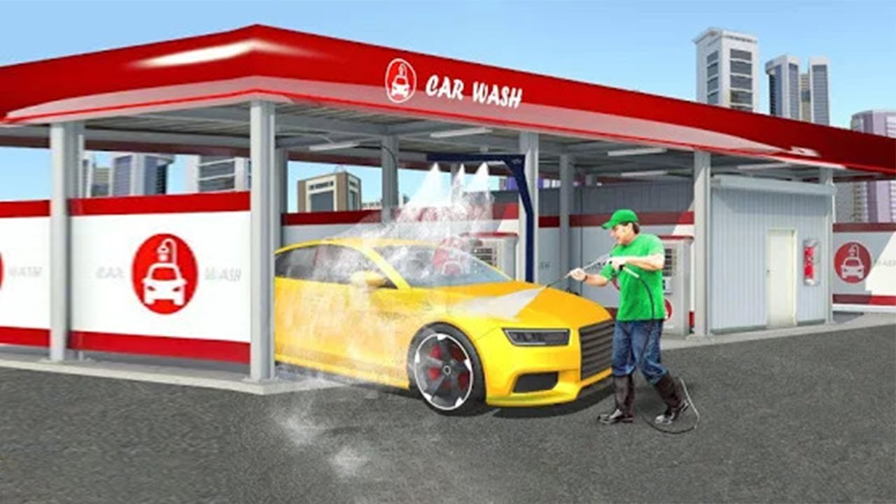 luxury Real 3D car wash Service Station । Prado Car Wash Service 3D । Android Gameplay