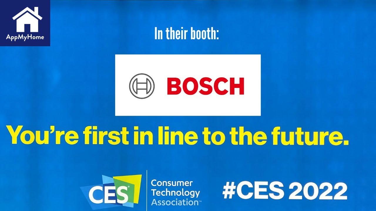 In Their Booth at CES 2022 - Bosch - Portable Sensor, Smart Kitchen Appliances