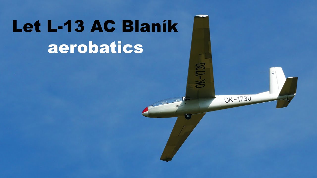 Let L-13 AC Blanik aerobatics | Oldtimer weekend 2021 | 4K