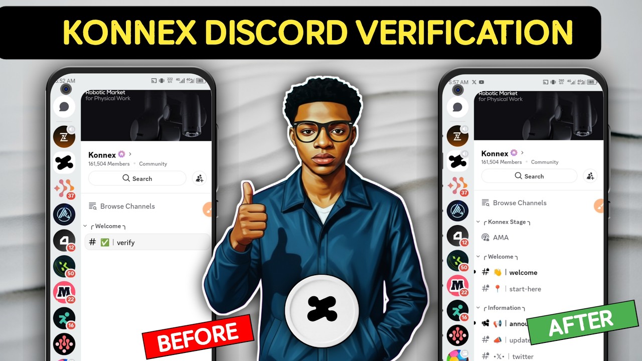 How to Pass Konnex Airdrop Discord Server Verification Process