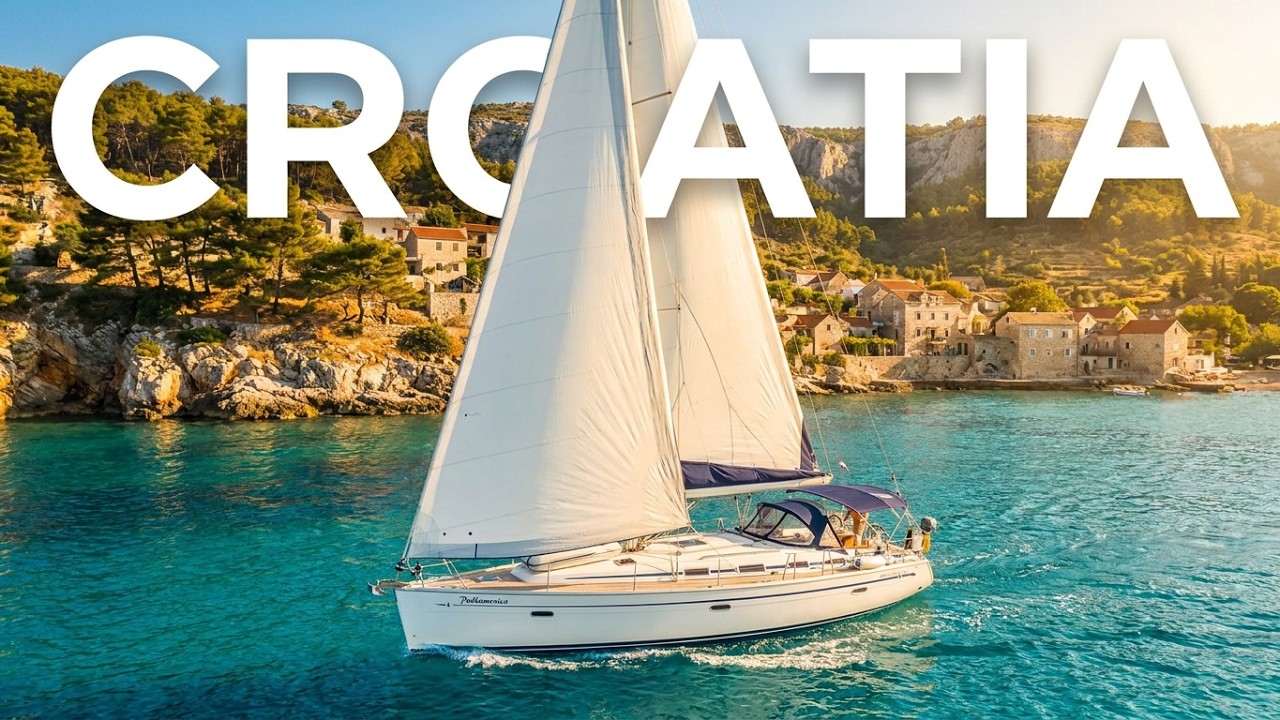 Segeltörn 2022 4K   Kroatien Kastella/Split  Bavaria51 