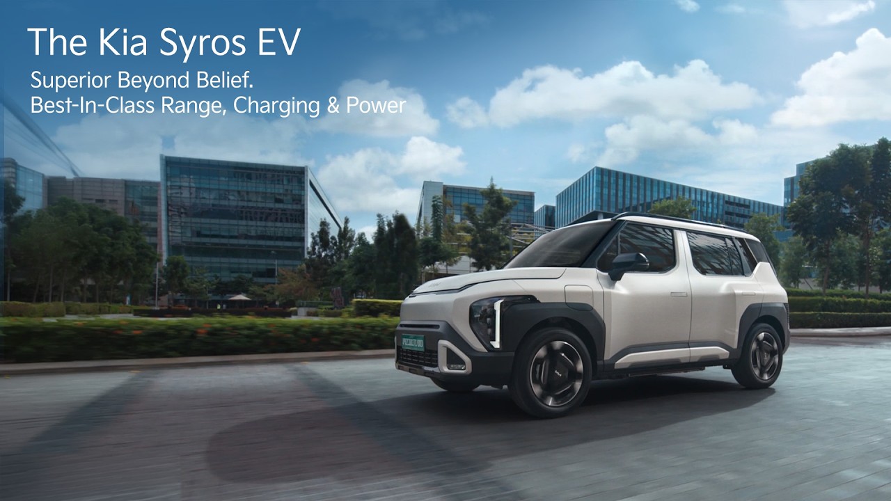 Kia Syros EV | Лучший в своем классе запас хода*, скорость зарядки* и мощность*