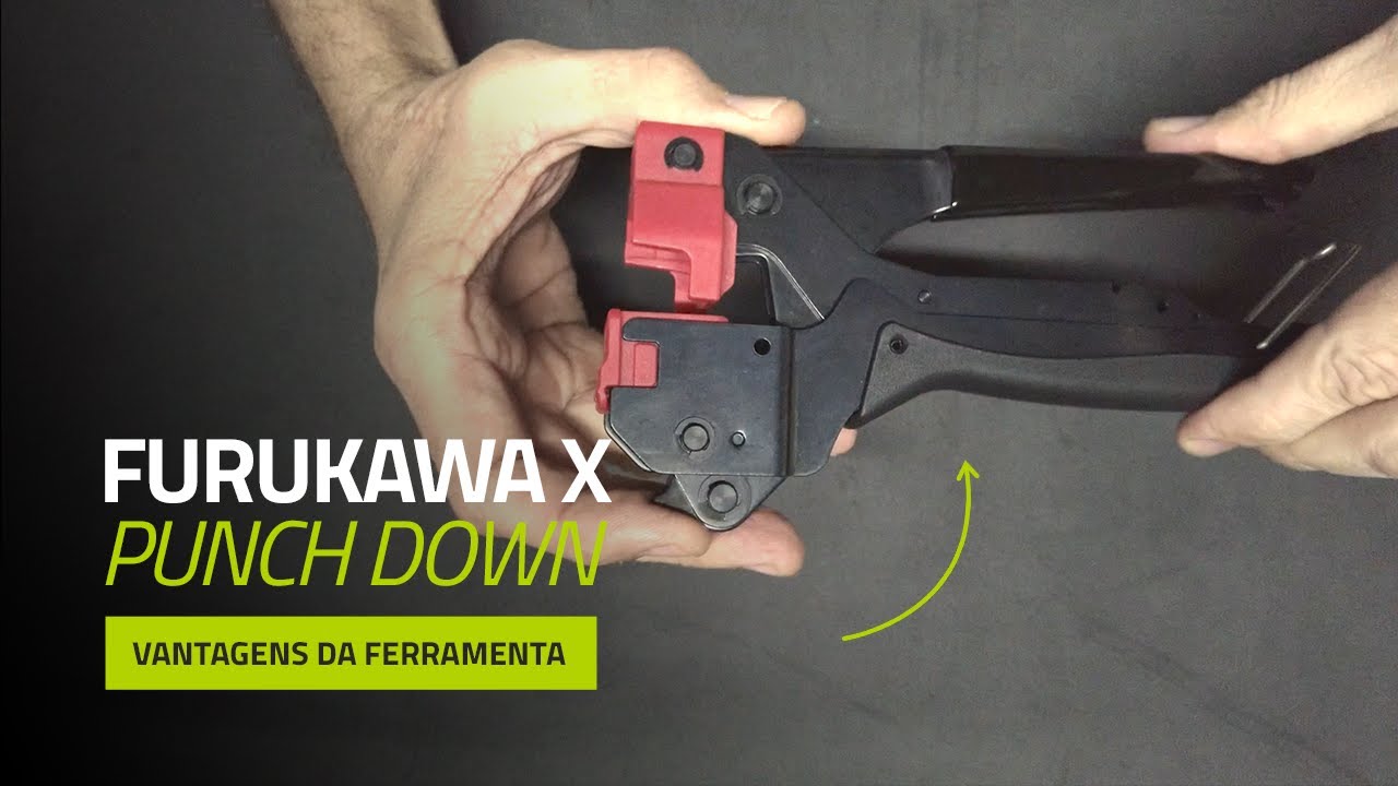 Ferramenta Furukawa x Punch Down  | Cabeamento Estruturado Cat5e  | Cabeamento Estruturado Cat6