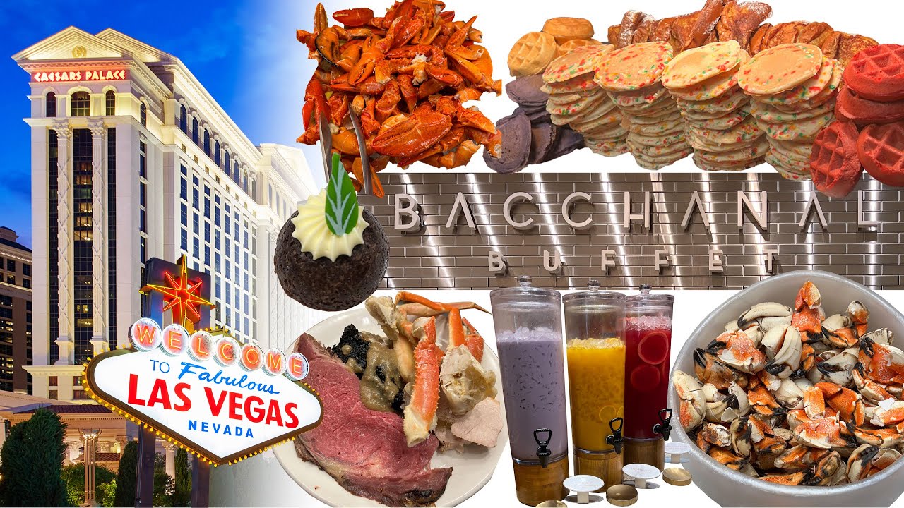Bacchanal Buffet Las Vegas Walkthrough | Tour of the Largest Buffet in Las Vegas at Caesar's Palace