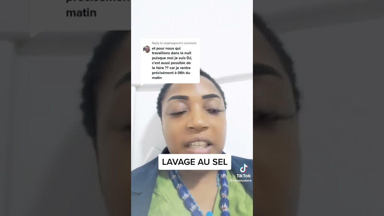 Lavage au sel