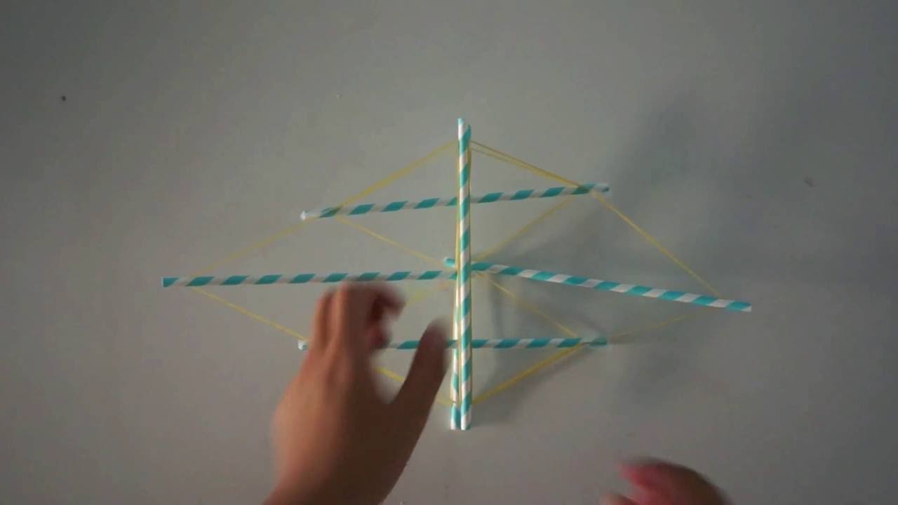 6 Strut Icosahedron Tensegrity