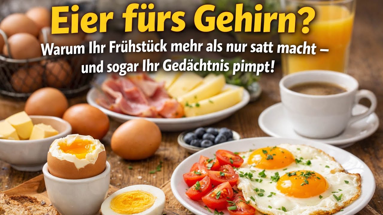Vom Scrambled zum Superhirn: Wie Eier Ihre Konzentration und Ihr Gedächtnis heimlich boosten