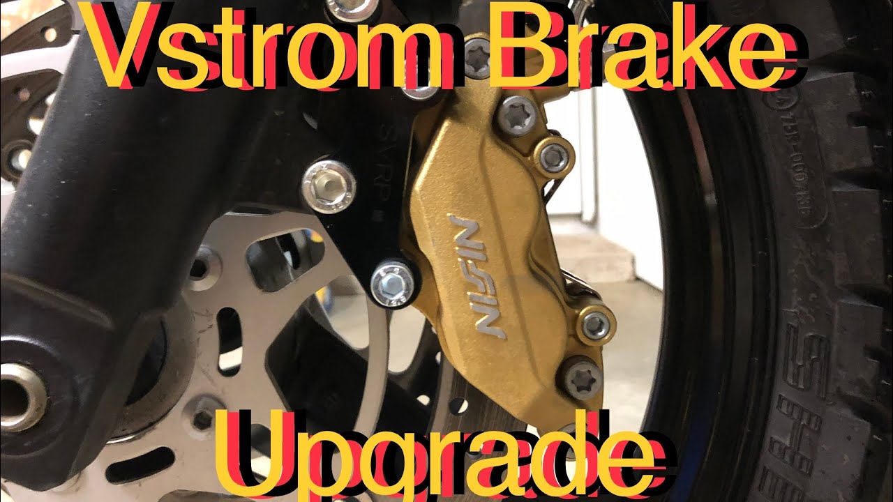 Обновление тормозов Suzuki Vstrom