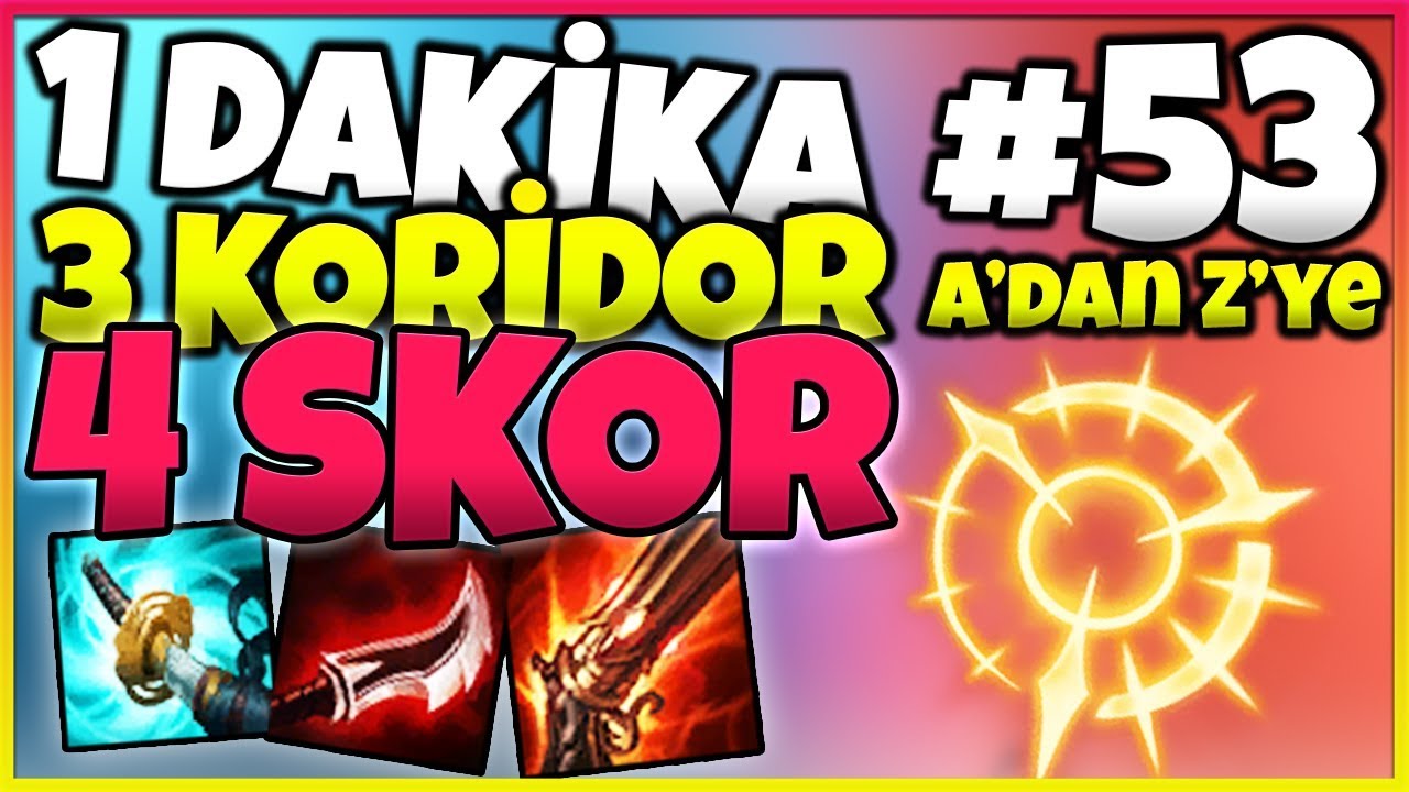 1 DAKİKADA 3 KORİDOR GEZİP 4 SKOR ALDIRTAN EFSANE HERO!  | A'dan Z'ye #53 LoL EU West Dereceli