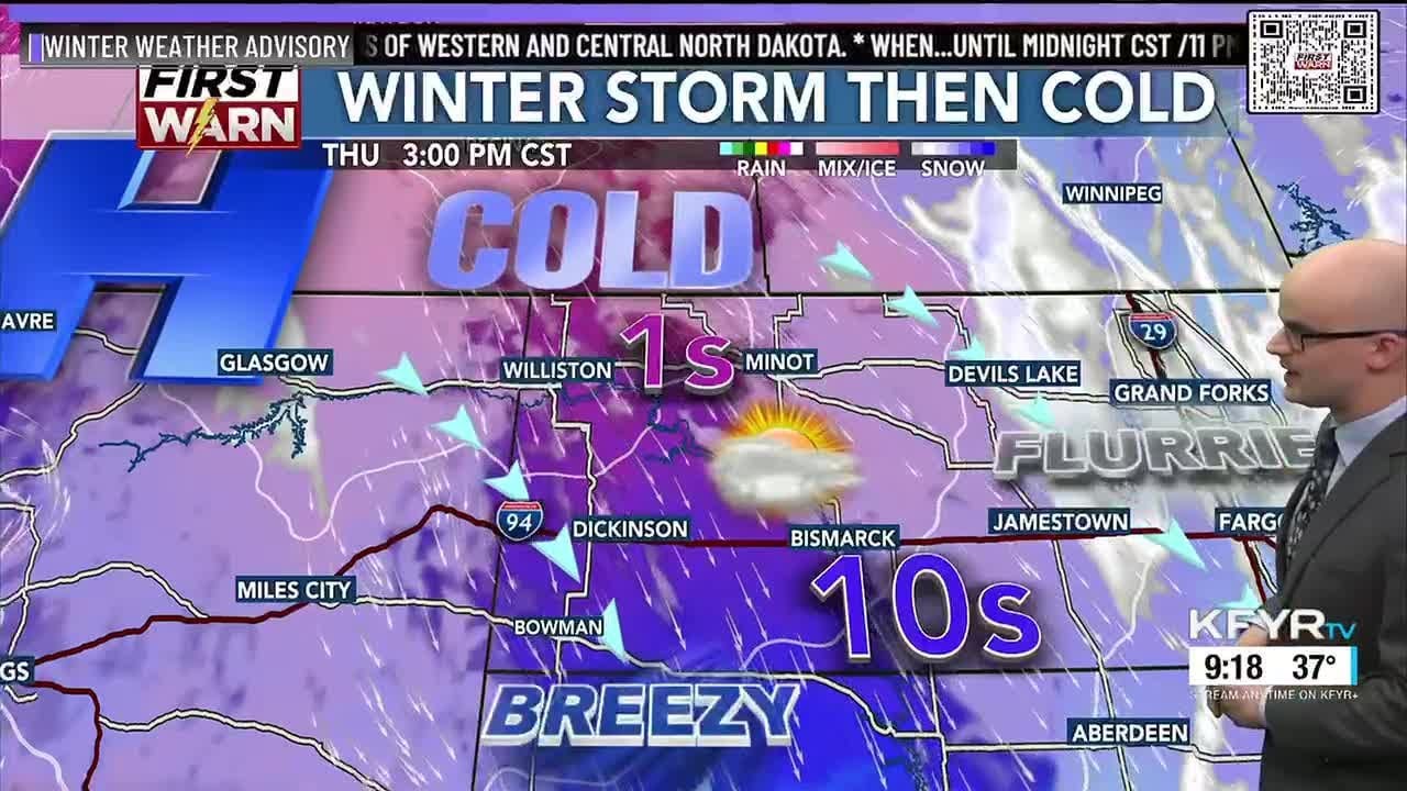 KFYR First News at Nine Weather 02/17/2026