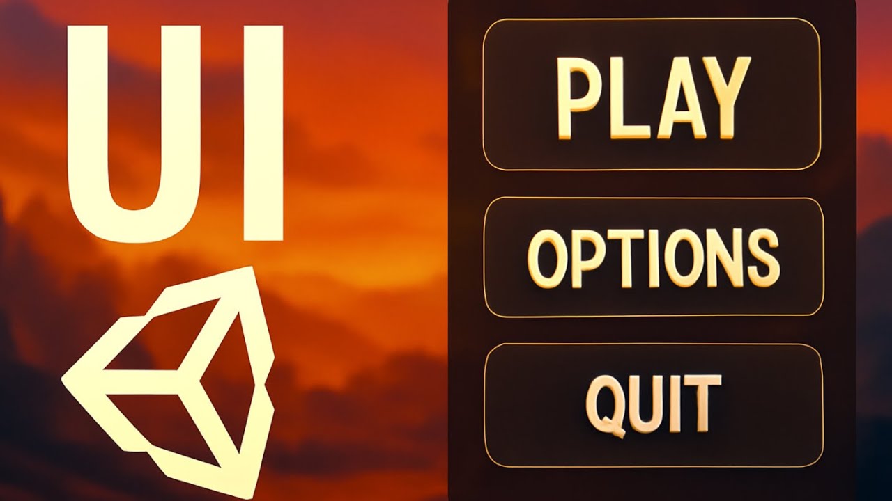 كيفية بناء قائمة رئيسية UI احترافية مع إعدادات في Unity - خطوة بخطوة