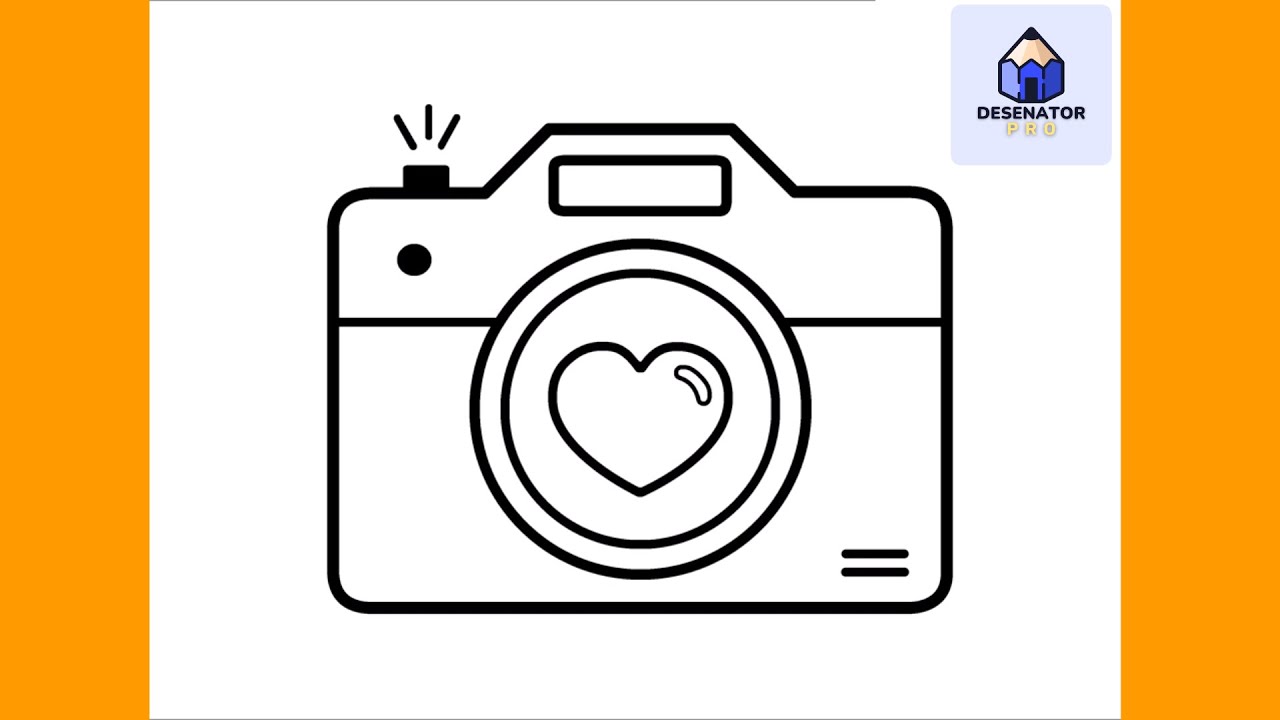 Cum Sa Desenezi Un APARAT FOTO | Usor Pas cu Pas Tutorial pentru Incepatori