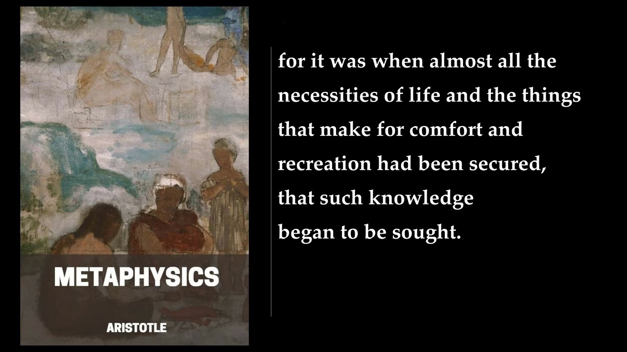 Metaphysics 🎧 By Aristotle. FULL Audiobook