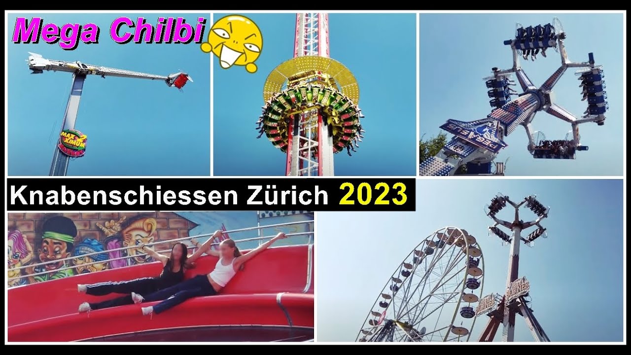 Grösste Chilbi der Schweiz!  Knabenschiessen Zürich beim Albisgüetli | Stadt Zürich | Schweiz 2023